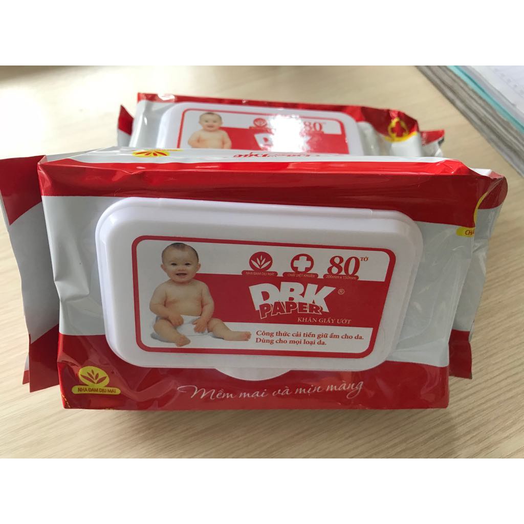 khăn giấy ướt DBK 80 tờ