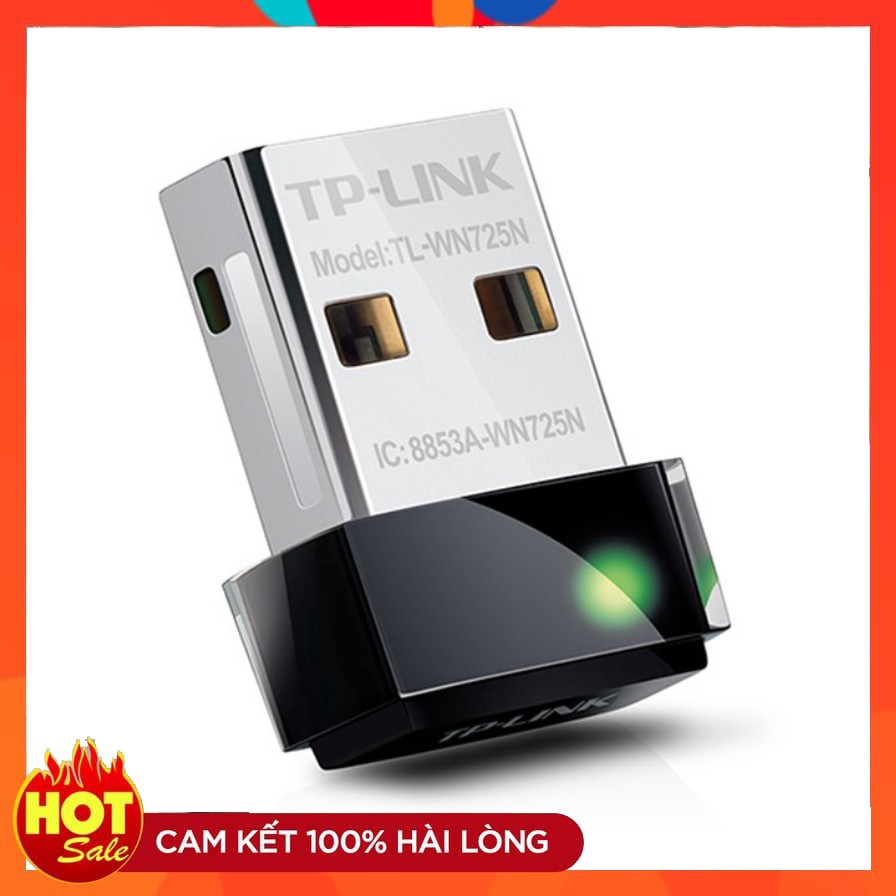 USB thu wifi WiFi TP Link TL-WN725N Chuẩn N 150Mbps không anten