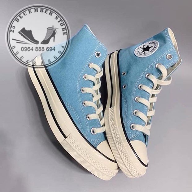 Giày thể thao CONVERSE 1970S cao cổ màu xanh da trời siêu iu