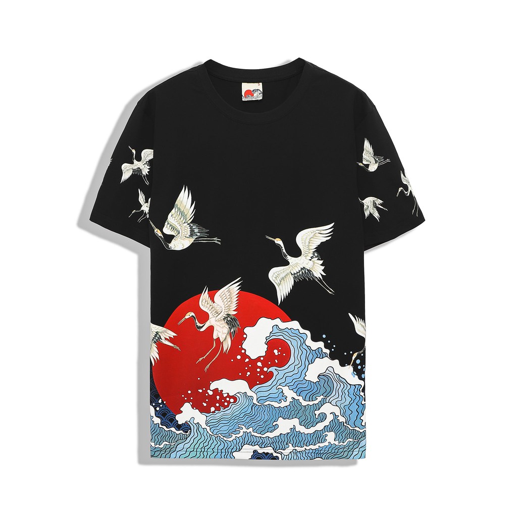 Áo Thun Nam CổTròn INF In Biển Cò,Vải Cotton Co Giãn Form Regular AT010571 ,SOMEHOW