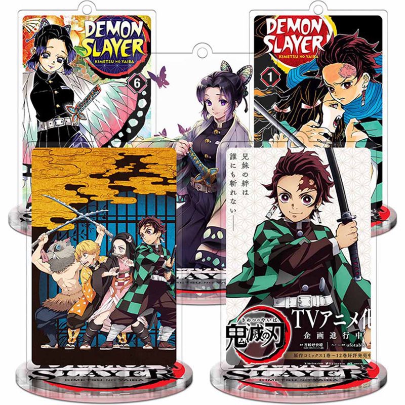 Móc khóa Acrylic phong cách Anime kimetsu No yaiba