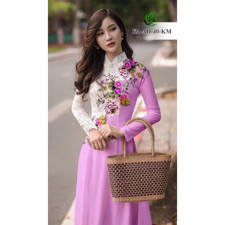 Vải áo dài đẹp - độc - lạ - hợp xu hướng - đủ màu MS133