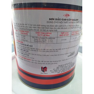Sơn dầu Galant màu đỏ 505 _ lon 3L