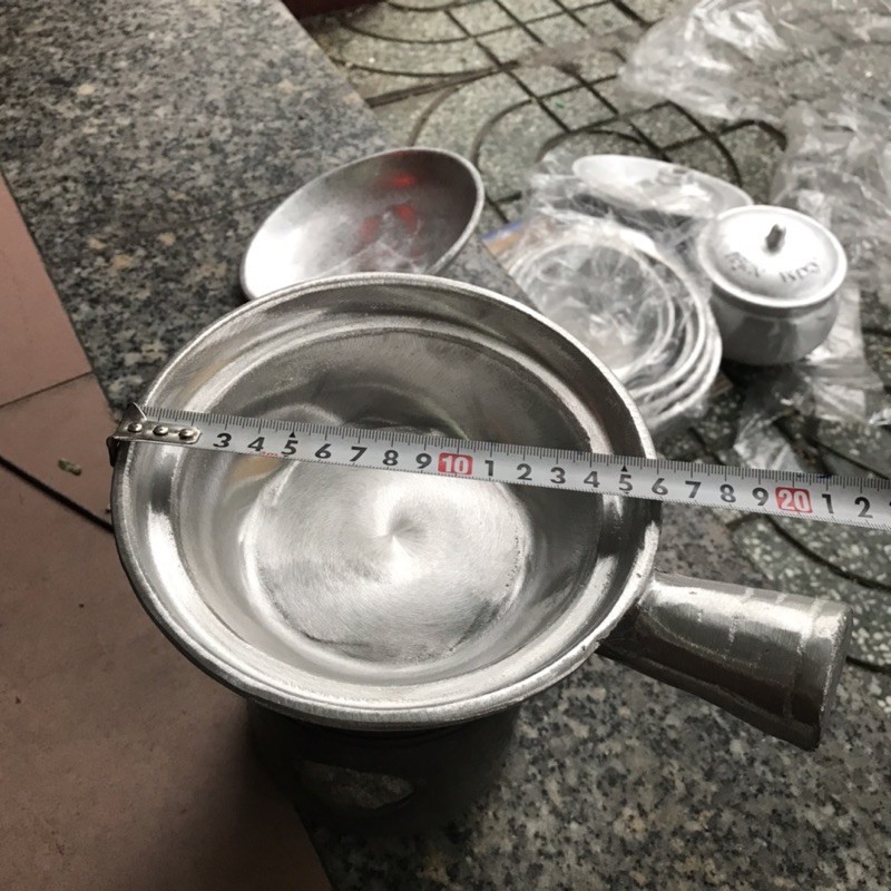 Nồi gang tay cầm 2 size nhỏ-lớn
