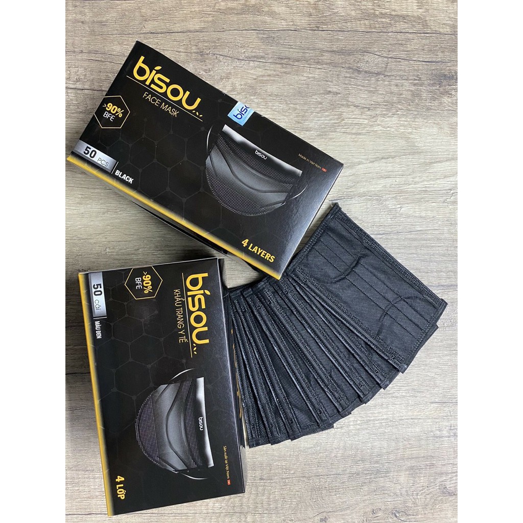 Khẩu trang y tế 4 lớp hộp 50 cái