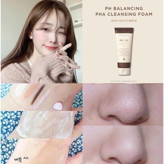 [Mẫu Mới Không Box] Sữa Rửa Mặt Cân Bằng Da PHA 5.5 pH Blancing PHA Cleansing Foam 150ml