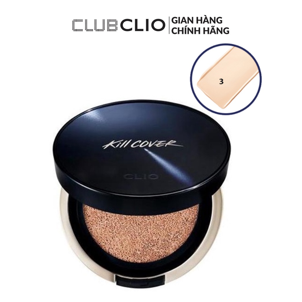 Combo Phấn Nước Clio Màu 03 30G+Son Kem Peripera Màu 2+Trang Điểm Chân Mày Clio Màu 001