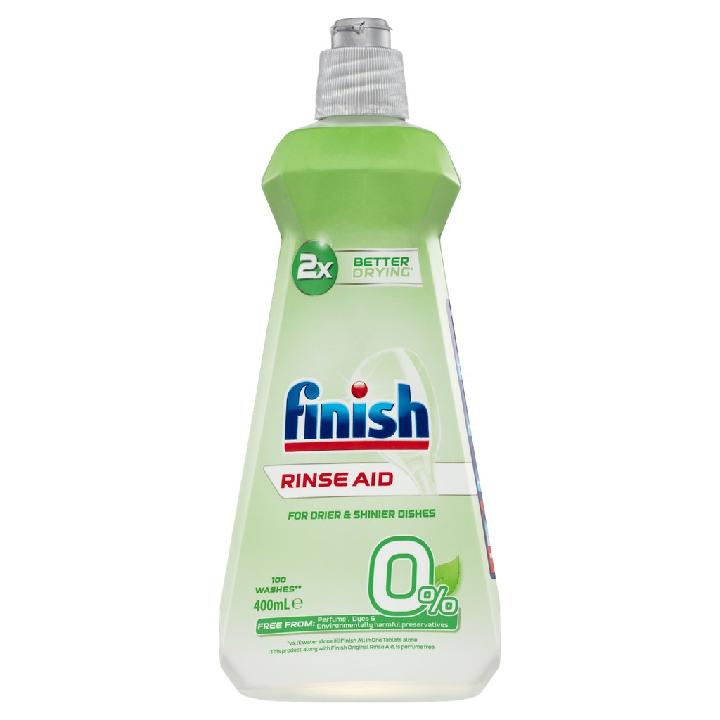 Khuyến mại đặc biệt Nước làm bóng Finish Eco 0% 400ml