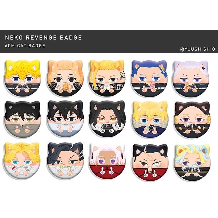 Huy hiệu mèo Tokyo Revengers