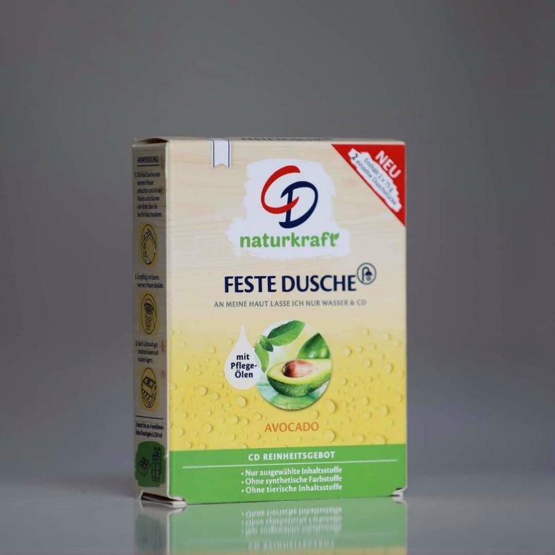 Set 2 bánh Xà Phòng tắm CD dịu nhẹ chiết xuất từ quả bơ - Hàng nội địa Đức