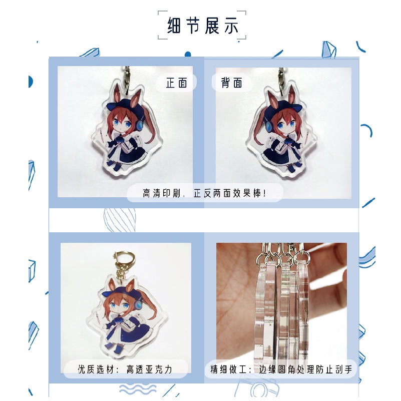 Genshin Impact Anime Action Figure Ganyu Albedo Rosaria Stand Decoration Acrylic Character Model Collection