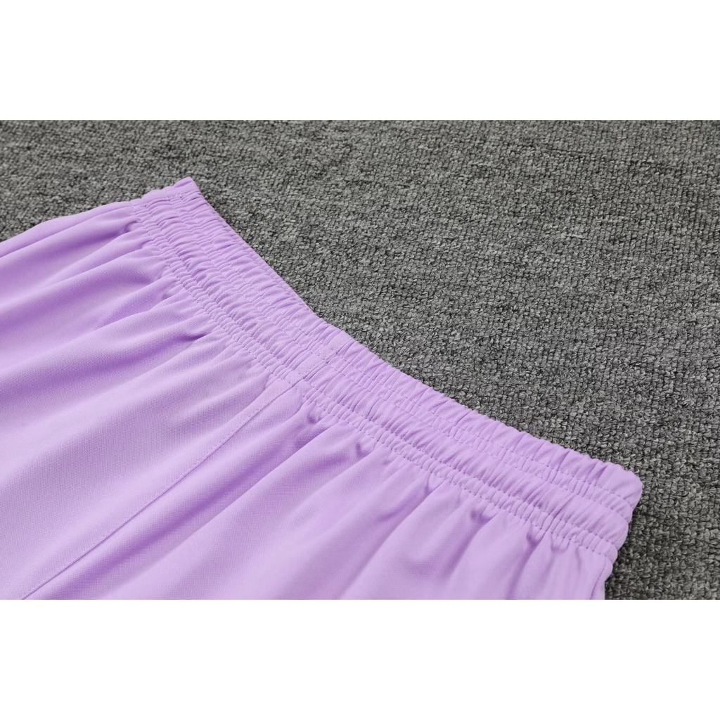 Áo Thun Đá Banh Tay Ngắn Màu Tím Số 22-23 Size s-2xl