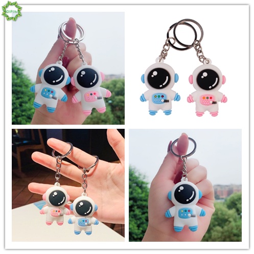 Móc khóa hình phi hành gia 3D đơn giản dễ thương