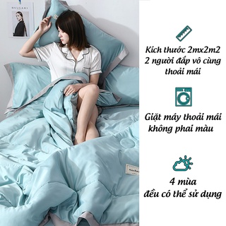 Chăn hè Zara home trần bông cotton đũi 4 mùa, chăn mền hè thu cho bé mát lạnh - Otama Bedding