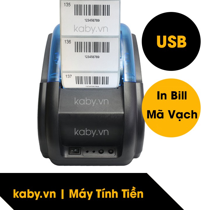 Máy In Bill In Tem Mã Vạch Khổ 58mm NYEAR Tùy Chọn USB Bluetooth