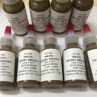 ⭐️✨🌺  Mực phun xăm nguyên gốc ( nâu tây vàng ) mỹ nhựa 15ml ⭐️💫