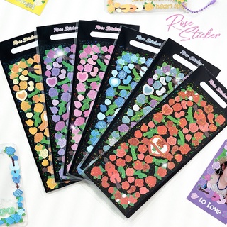 Rose sticker _hình dán trang trí top, card