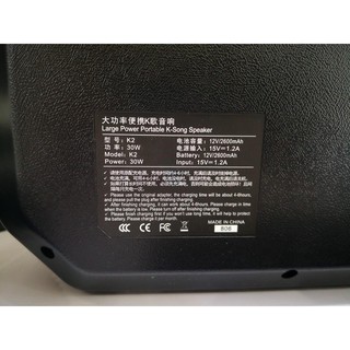 Loa bluetooth không dây karaoke 30W W-King K2