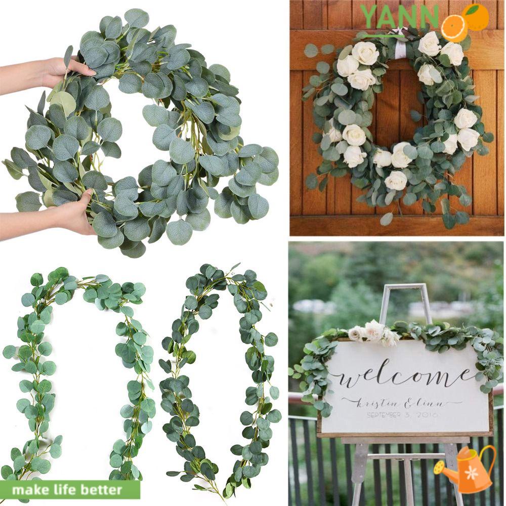 Dây Lá Khuynh Diệp Nhân Tạo 1M/2M Trang Trí Nhà Cửa/Tiệc Cưới Đa Màu Sắc