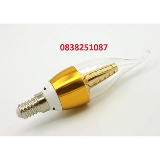 Bóng led nến Đui E14 Và Đui E27