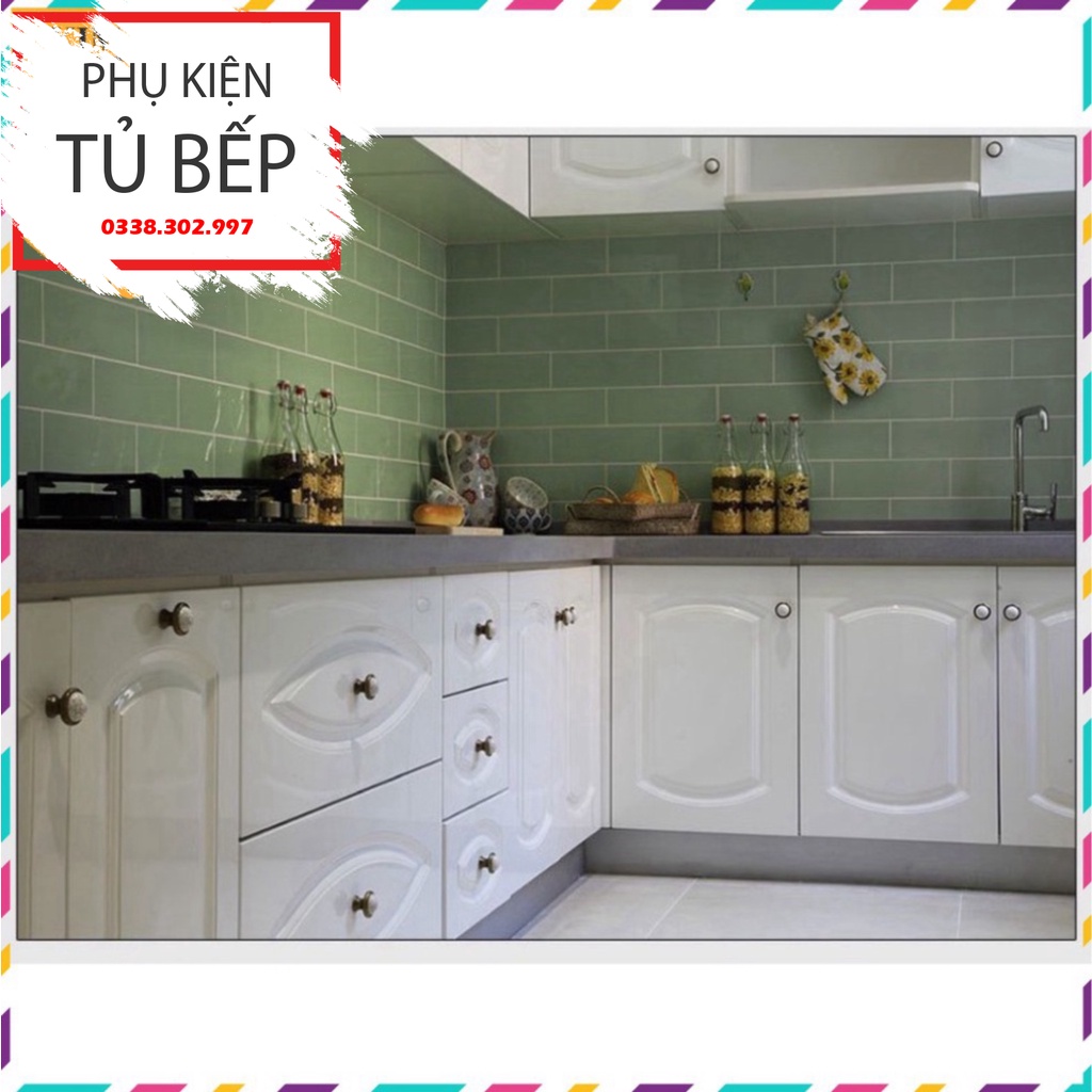 Tay Nắm hộc kéo đồng Núm Cửa Tủ Sứ Rạn siêu đẹp VIP