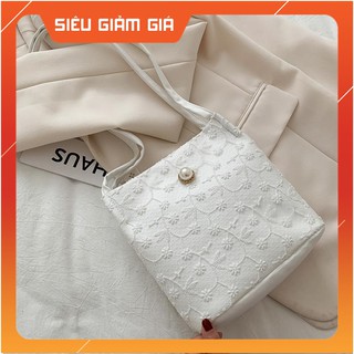 [Xả Lỗ] Túi Xách Nữ Đeo Vai Thêu Ren Phong Cách Hàn Quốc - Lê Nhã Shop.