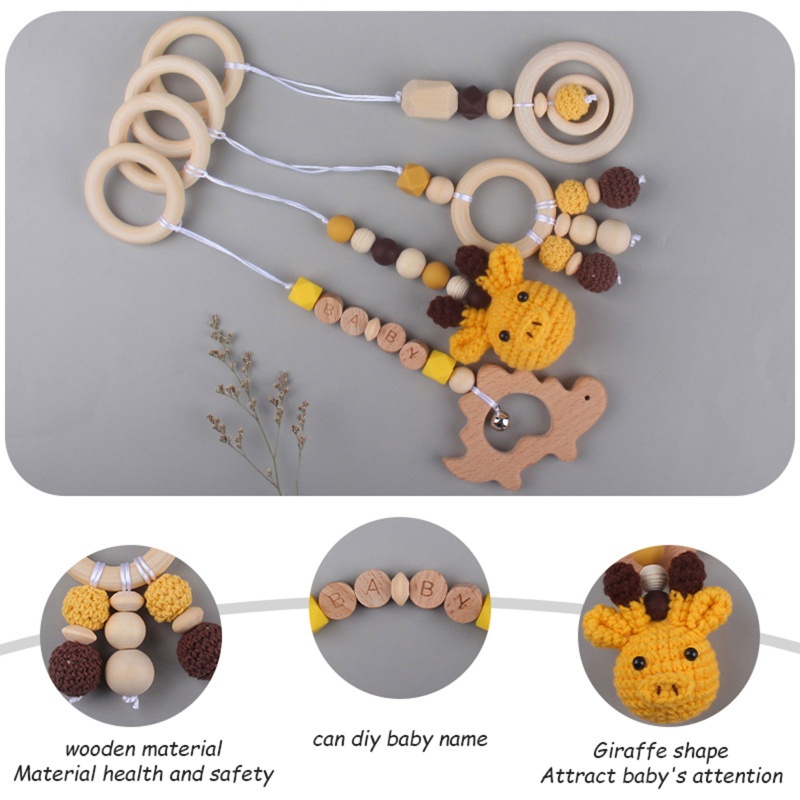 Set 4 Đồ Chơi Treo Xe Đẩy Em Bé Mới