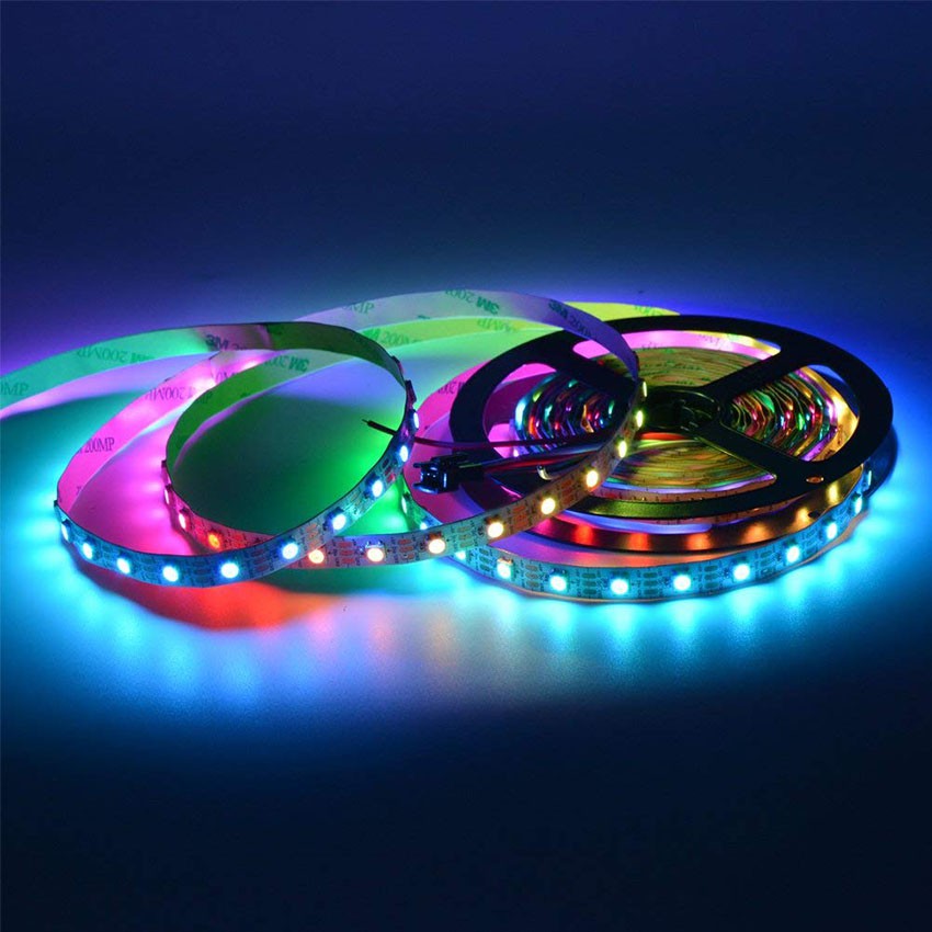 Cuộn Dây Đèn Led 5m WS2812B WS2812 30 / 60leds / m Smd50 RGB