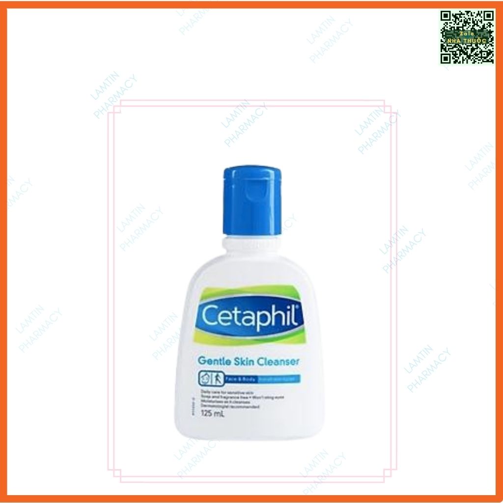 Sữa rửa mặt và tắm gội cetaphil gentle skin cleanser, làm sạch và dưỡng ẩm da chai 125ml, 500ml, 591ml