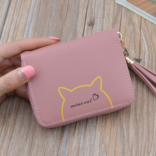 [SỈ RẺ NHẤT] Ví ngắn MINI CAT cute CỰC BỀN ĐẸP
