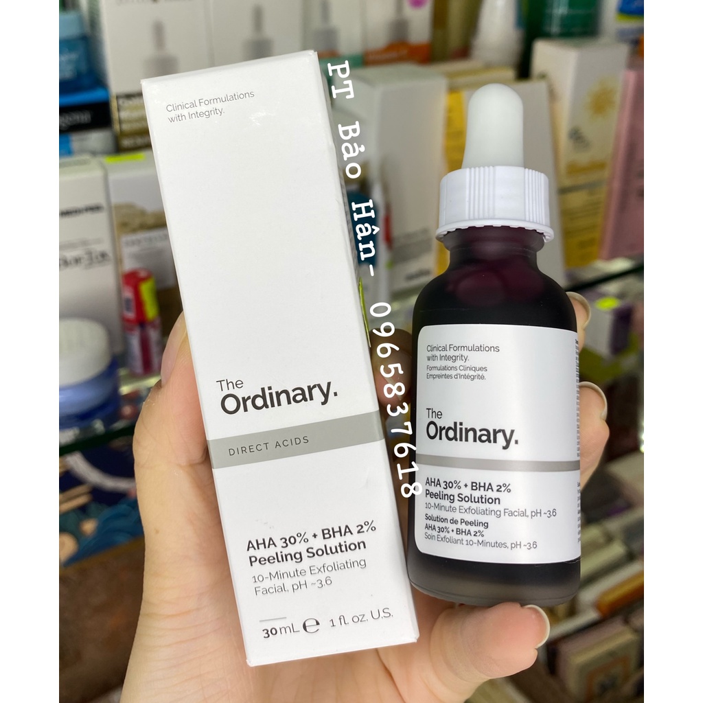 Tinh Chất The Ordinary Niacinamide/Hyaluronic Acid/Arbutin/AHA