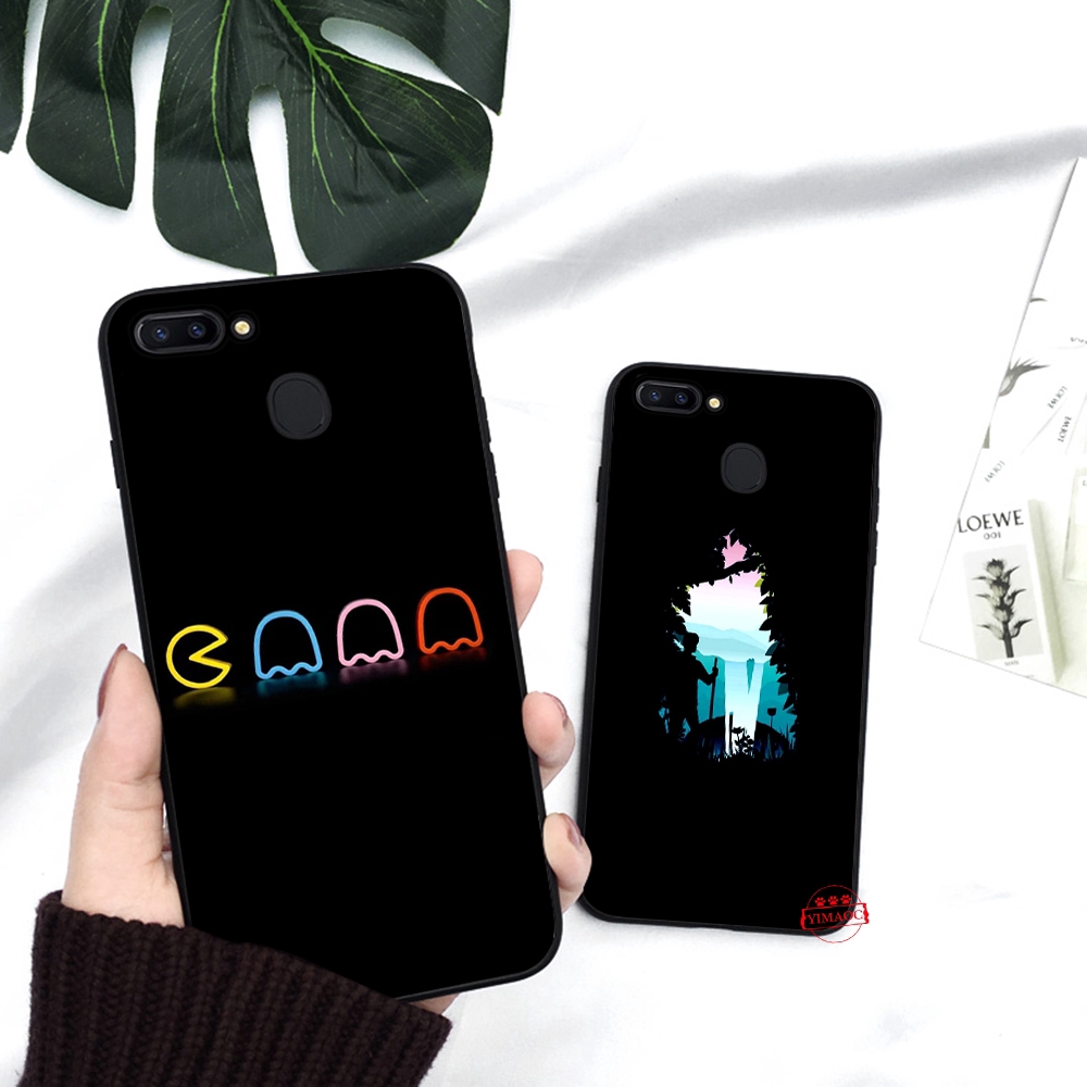 Ốp lưng nền đen in hình màu neon nhiều mẫu mã cho điện thoại OPPO A3S A5 A37 A39 A5S A7 A59 F1S F3 A1 F5 F7 F9 60C | BigBuy360 - bigbuy360.vn