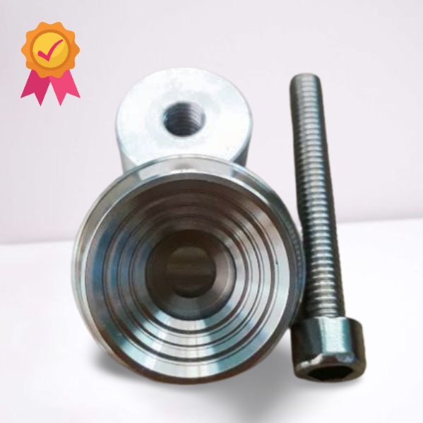 Gù tay lái xe máy Inox 304 cao cấp đặc kiểu thái chỉ âm gắn mọi loại xe , đồ chơi xe sirius - phụ kiện xe máy