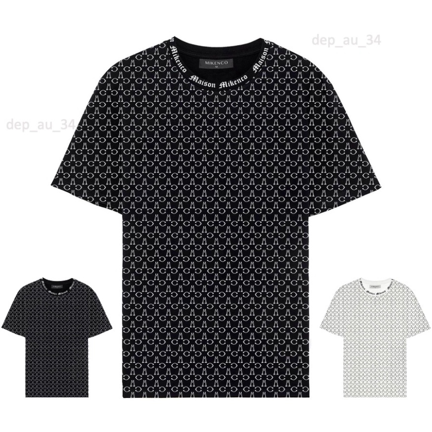 Áo Phông MIKENCO Monogram T-shirt Cotton kiểu dáng unisex - Hot trend 2022