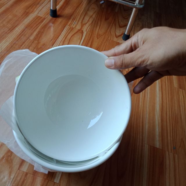 [Sứ-Gốm]Tô sứ trắng (15,5*7cm) Dày cao cấp
