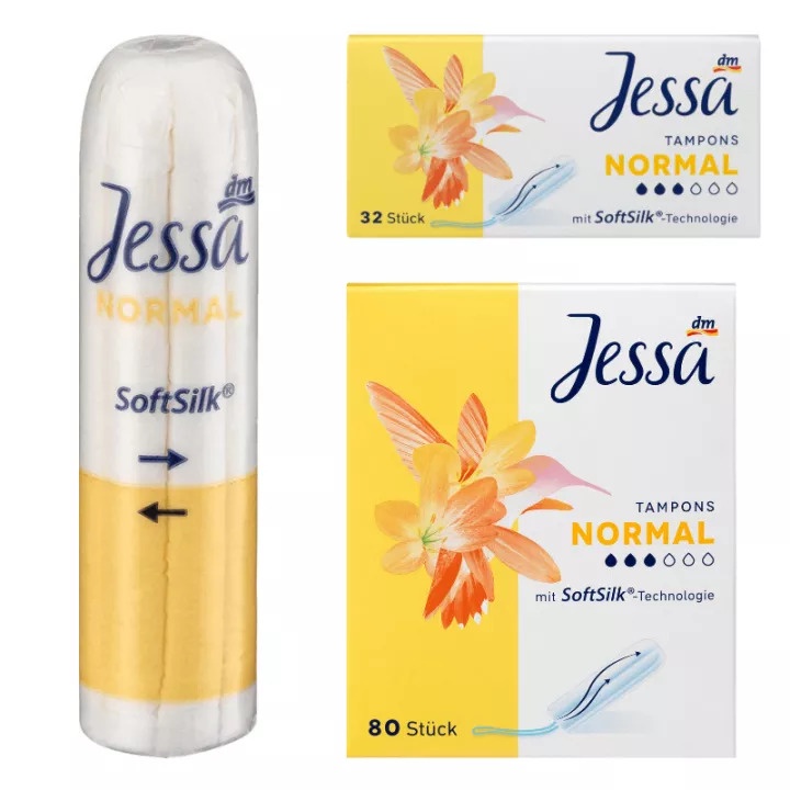 Băng vệ sinh đút Tampon Facelle Jessa Đức đi biển đi bơi thấm hút tốt Linh Giang chính hãng