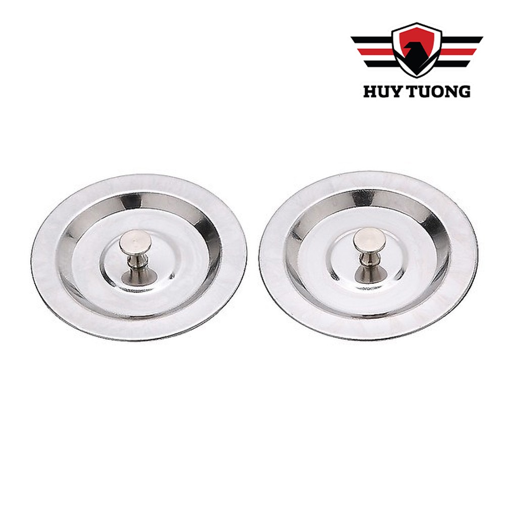 Bộ rổ và nắp rổ lọc rác bồn rửa chén inox không gỉ cao cấp tiện lợi-Huy Tưởng