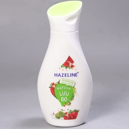 Sữa dưỡng thể dưỡng trắng Hazeline Matcha Lựu Đỏ 140ml