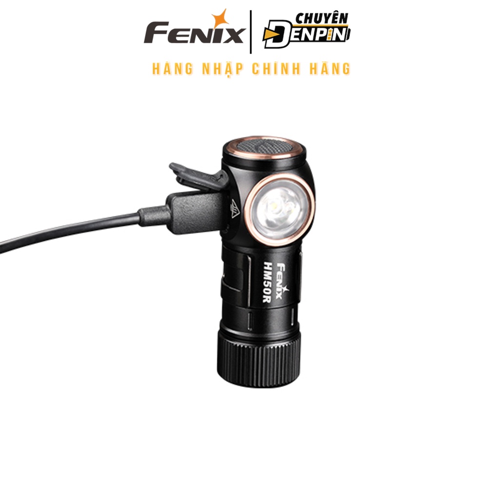 Đèn Pin Đội Đầu Fenix HM50R V2.0 siêu nhẹ, công suât 700 lumens, dùng pin 16340 tích hợp cổng sạc Type C tiện lợi.