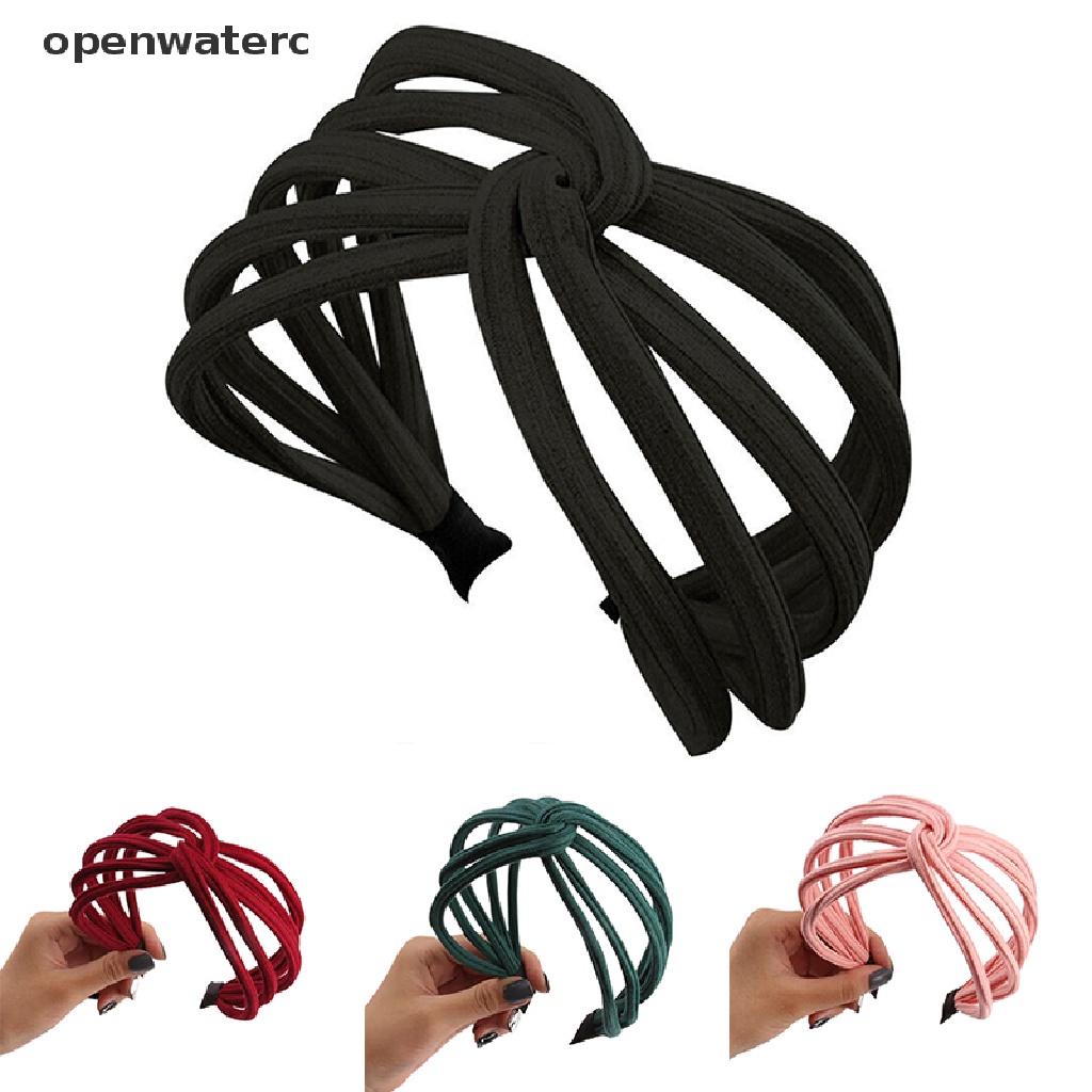 Cài Tóc Dạng Xoắn Thắt Nơ Chéo Thời Trang Cho Nữ