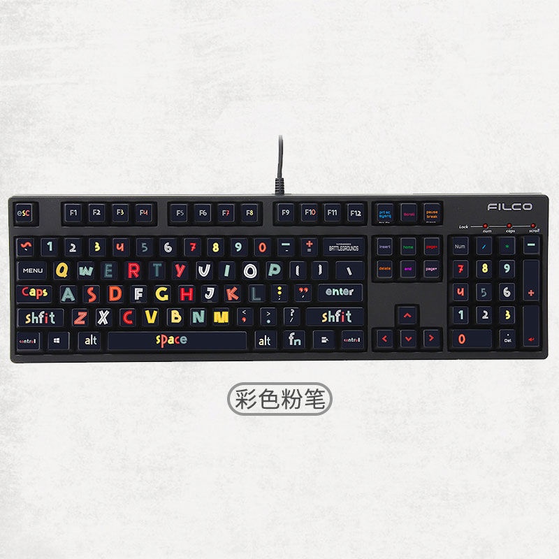 Miếng Dán Trang Trí Bàn Phím Máy Tính Laptop Họa Tiết Hoạt Hình Dễ Thương