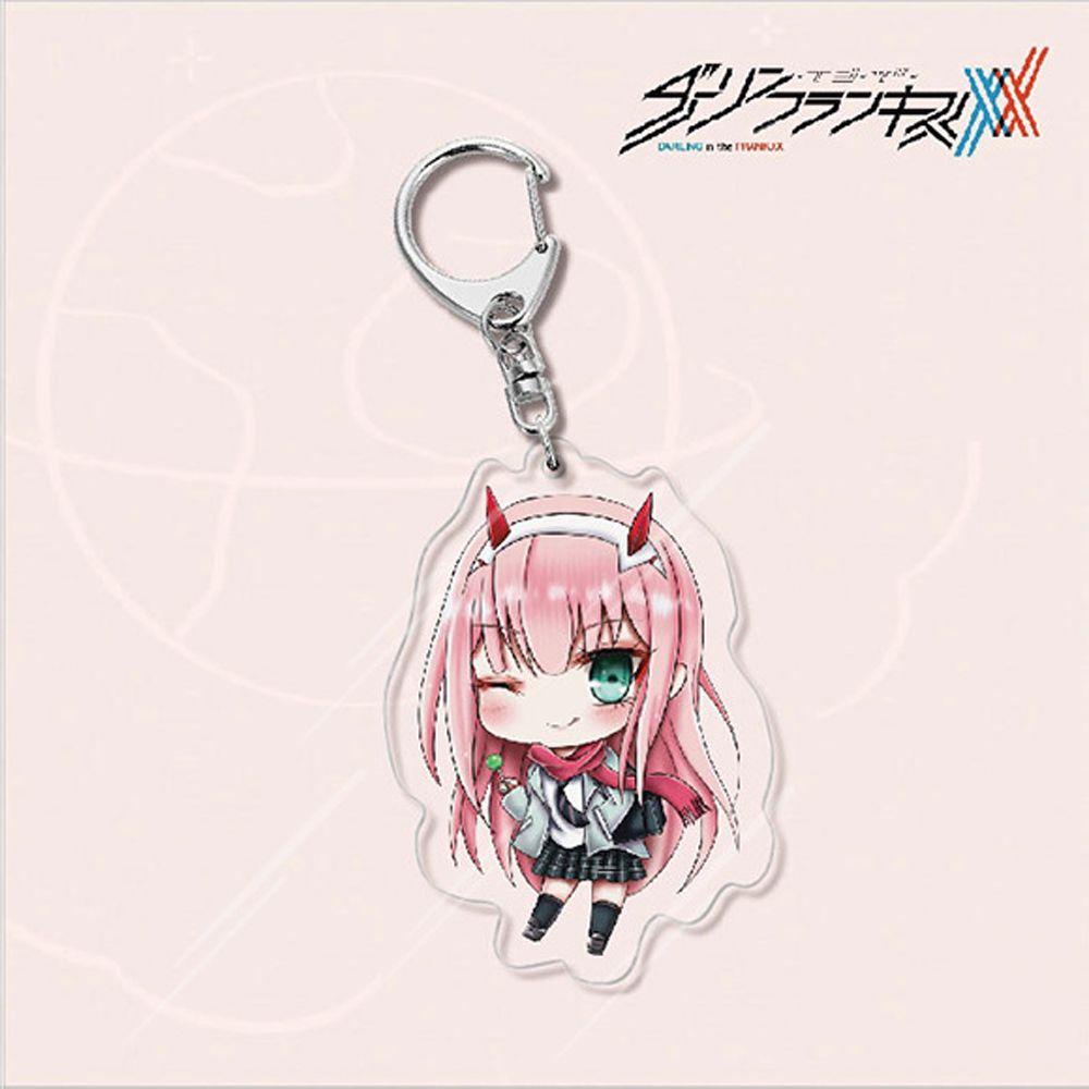 Móc Khóa Acrylic Hình Nhân Vật Hoạt Hình Anime Daring In The FRANXX Dễ Thương