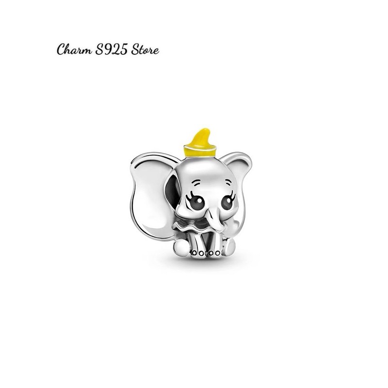 charm pan voi con mẫu mới 2021 bạc s925 cao cấp