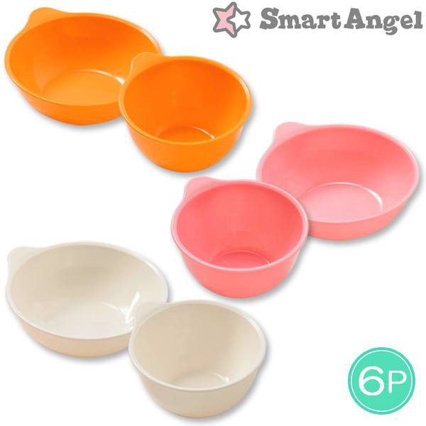 Set chén ăn dặm Smart Angel - Hàng nội địa Nhật
