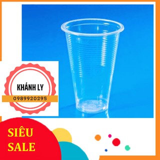( Ship hỏa tốc HN ) Combo 50 Cốc nhựa dùng 1 lần loại 500ml có nắp