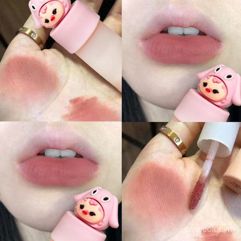 [Hàng mới về] Son kem KAKASHOW nhiều màu tùy chọn chống thấm nước thiết kế dễ thương
