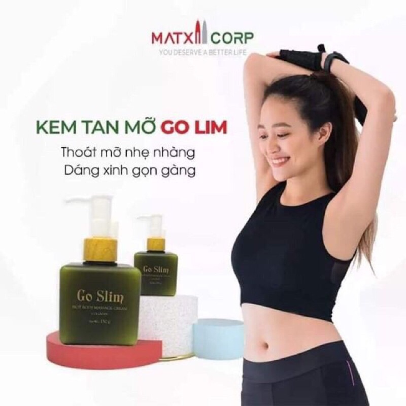 Kem tan mỡ bụng Go.slim (tặng kèm nịt bụng)