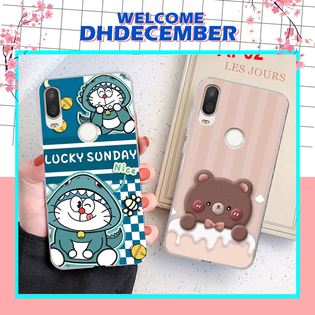 Ốp lưng Vsmart ACTIVE 1 in hình gấu K@ws, gấu nâu, dor@emon RẺ- ĐẸP- BỀN