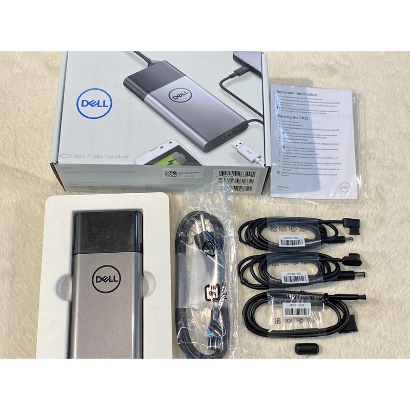 [Mã ELHAMS5 giảm 6% đơn 300K] Pin sạc dự phòng Dell Hybrid Adapter 45W + Power Bank 43WH model PH45W1