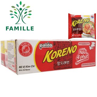 Giá Sỉ 1 Thùng Mì Koreno Vị Kim Chi - Hàn Quốc